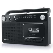 Radio cassette Muse, black kaina