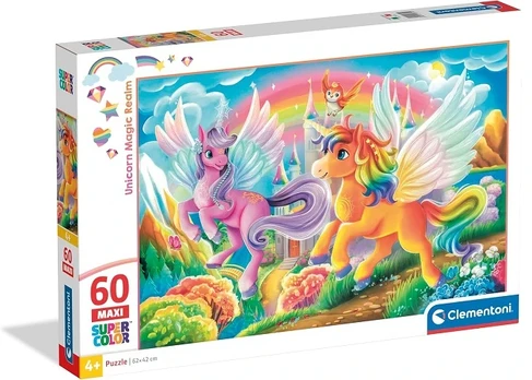 Clementoni CLE puzzle 60 maxi Unicorn magic 26320