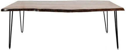 Stalas, Avola AV1781-79, 200 cm, Juodas Riešutas