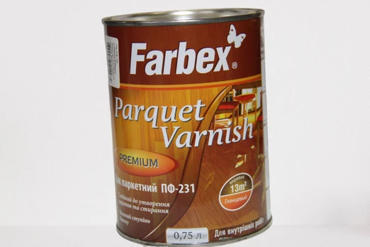 Parketo lakas FARBEX, blizgus, PF-231 , 750 ml