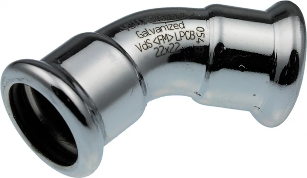 Elbow 45° 76,1x76,1 FF (Steel) KAN-therm