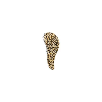 Dtangler Leopard Yellow - Hair brush with handle, 1.0ks