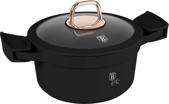 Puodas Berlinger Haus Black Rose Collection BH-1456, 20 cm, 2.8 l