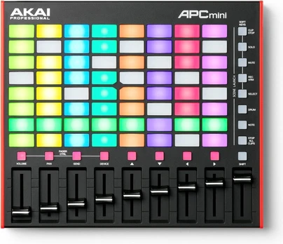 MIDI valdiklis AKAI Mini MK2, juoda