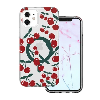 Dėklas Mocco Cherry Mag Back Case for Apple iPhone 12 / 12 Pro