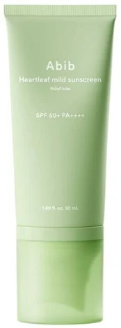 Abib Protective cream SPF50+ Heartleaf Mild Sunscreen 50 ml