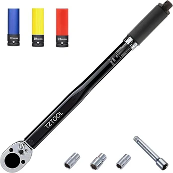 Tztool 8002e 1/2 colio sukimo momento raktų rinkinys