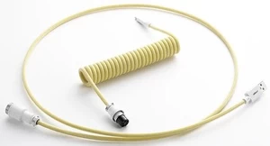 Klaviatūros laidas Cablemod Pro Coiled Keyboard Cable USB-C / USB Typ-A 150cm, geltona kaina