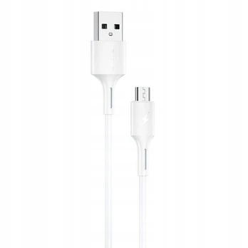 Wk Design Usb - Micro Usb 3a 1m baltas laidas