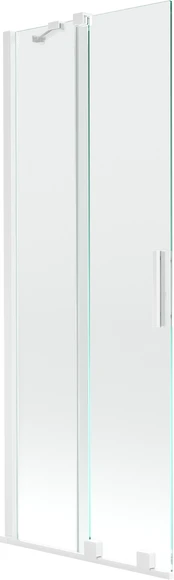 Vonios sienelė Mexen Velar II, Baltas, 75 x 150 cm