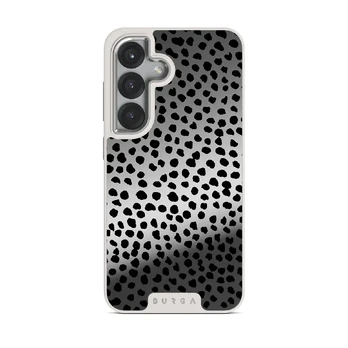 Almond Latte - Cute Samsung Galaxy S25 Plus Case, Elite Mirror Light (Magnetic) / Silver