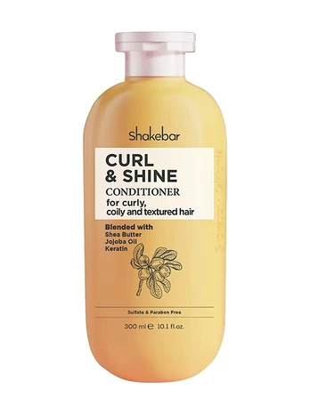 SHAKEBAR CURL & SHINE plaukų kondicionierius, 300 ml
