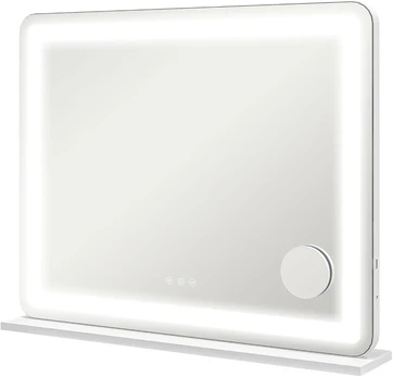 Kosmetinis LED veidrodis su USB jungtimi, baltas, 80 × 14 × 62 cm