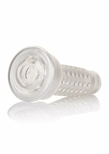 CalExotics Optimum Series Stroker Pump Sleeve Mouth-Shaped TPR Insert
