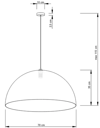 Pakabinamas šviestuvas SFERA 32294