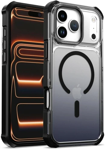 Dėklas Beline MagRing do iPhone 18 Pro Max juoda