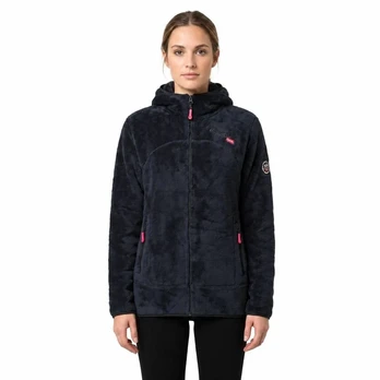 Moteriška flisinė striukė Geographical Norway Upalood, juoda