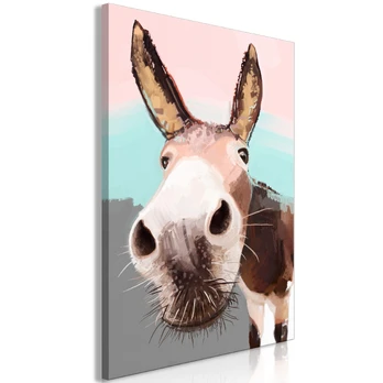 Artgeist Paveikslas - Curious Donkey (1 Part) Vertical