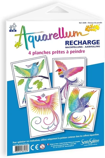 Junior Aquarellum papildymas - Eden Birds
