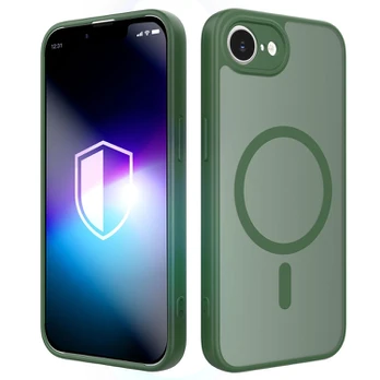 Dėklas 3MK Misty MagCase do Apple iPhone 16e / 17e žalia