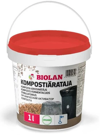 Kompostavimo spartinimo priemonė Biolan 1L