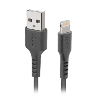 KABELIS USB-LIGHTNING MFI SBS 1m Juodas