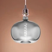 LED lempa E27 4W didelio dydžio obuolio formos siūlelis chromas