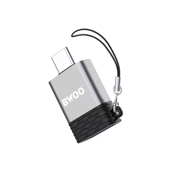 BWOO adapter BZ-35 USB - USB-C pilka OTG