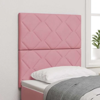 LED galvūgalis deimantų blokų dizainas rožinis 80 cm