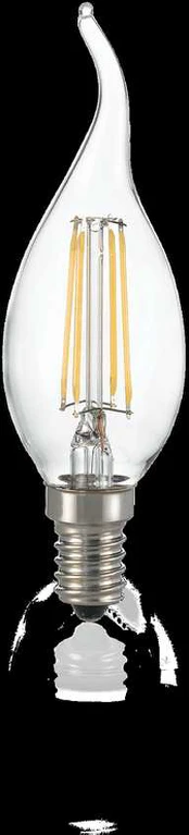 4W LED lemputė E14, 3000K, skaidri, 101248