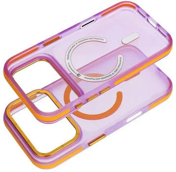 Dėklas Case for iPhone 11 Forcell F-Protect Vivid Premium compatible with MagSafe violetinė