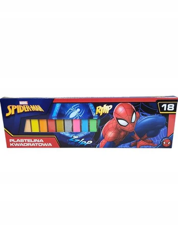 Plastelinas "spider-man" 18 spalvų