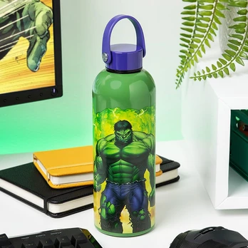 Paladone Marvel - Hulk Metal Water Bottle with Carry Loop