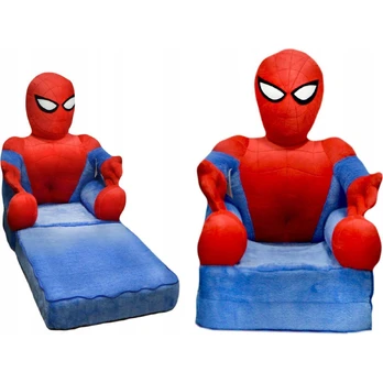 Ištiesiamas vaikiškas fotelis SPIDERMAN