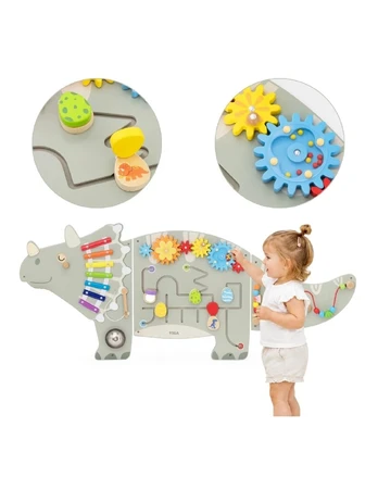 Viga Toys VIGA Triceratops Dinosaur Activity Wall Panel 18m+