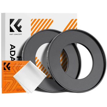 K&F Concept K&F Step Up Filter Ring 49-77mm*2pcs,+Vacuum Cleaning Cloth*1 KF05.345