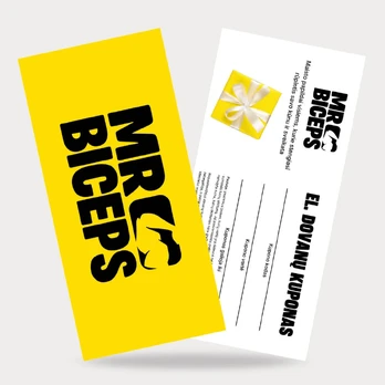 MrBiceps Elektroninis dovanų kuponas, 50€
