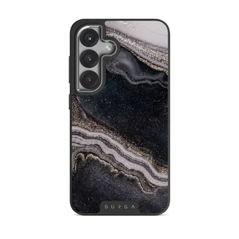 Magic Night - Beautiful Samsung Galaxy S25 Case, Elite Dark (Magnetic) / Silver