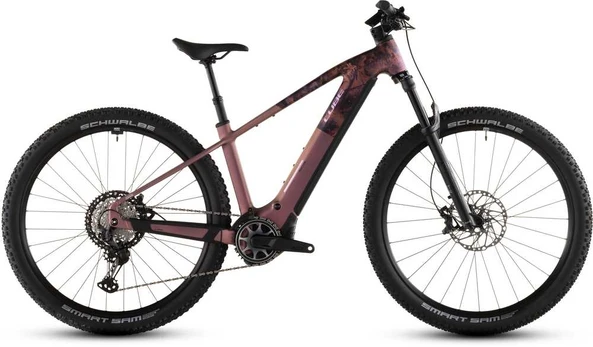 Elektrinis dviratis Cube Reaction Hybrid SLX 800 29 shiftblush'n'art 2026-M (Dydis: M)