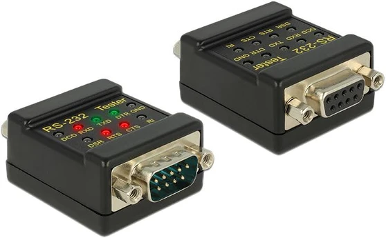 DELOCK RS-232 Tester DB9 female > DB9 male