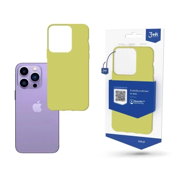 Dėklas 3mk Matt Case Apple iPhone 14 Pro Max šviesiai žalias