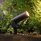 LED įžeminimo prožektorius 5131, juodas, aliuminis, stiklas, "Schuko" kištukas