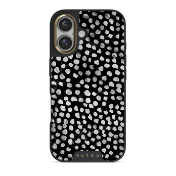 Night Sky - Dotted iPhone 16 Plus Case, Elite Dark (MagSafe) / Gold