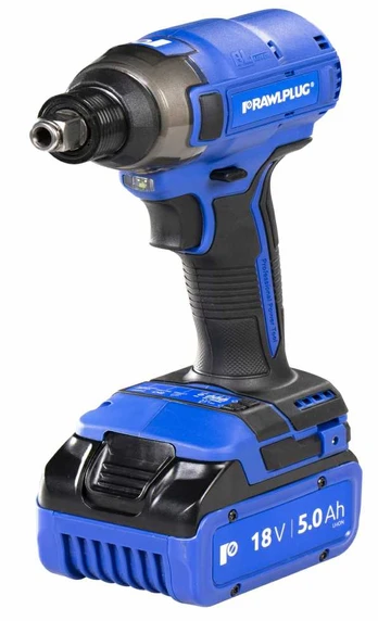 Smūginis veržliasukis RawlPlug R-PID18-XL2; 18 V; 2x5,0 Ah akum.