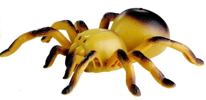 Lean Remote Controlled Spider tarantula Remote R/C Geltona
