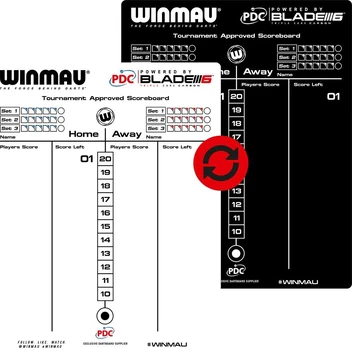 "Winmau" smiginio rezultatų suvestinė