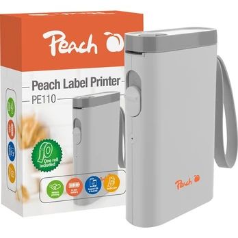 Peach Label Printer PE110 weiß retail