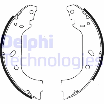 Stabdžių trinkelių komplektas DELPHI LS1715