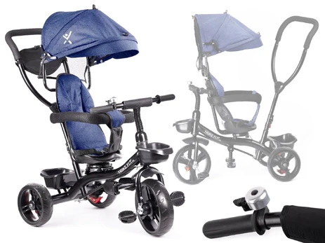 Triratukas Trike 2in1 Fix Lite, pilkas