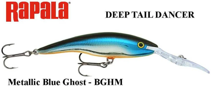 Vobleris Rapala Deep Tail Dancer BGHM Metallic Mėlyna Ghost